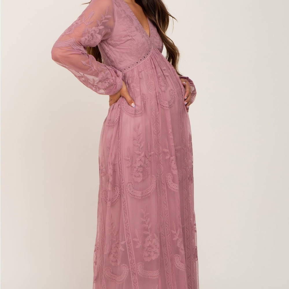 PINKBLUSH Boho Maternity Dress